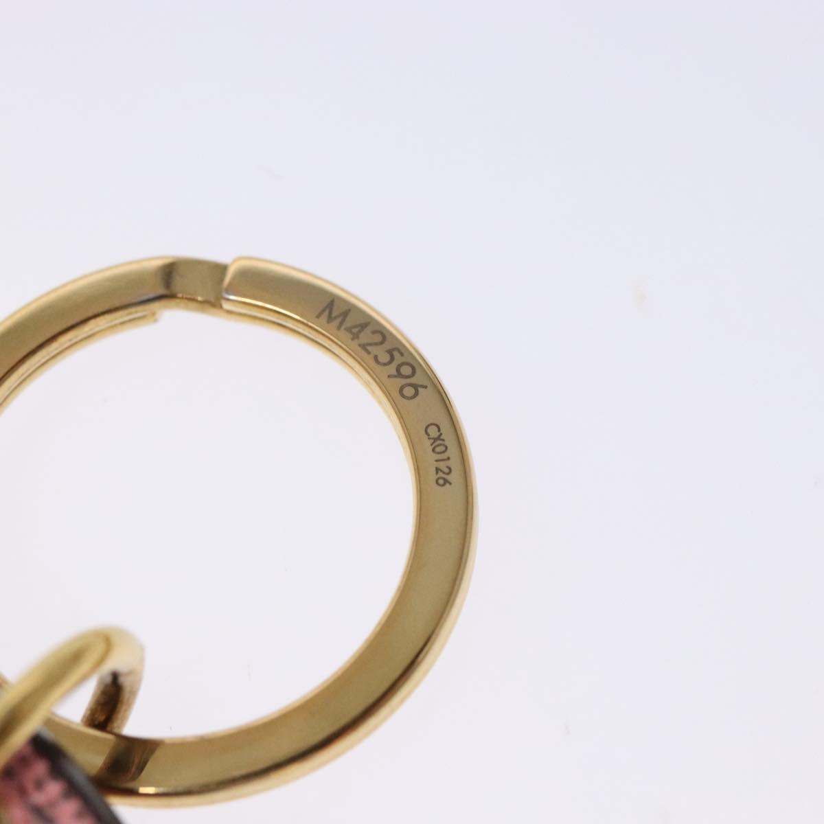 LOUIS VUITTON Monogram Porte Cles Jungle Dots Charm M42596 LV Auth 139997