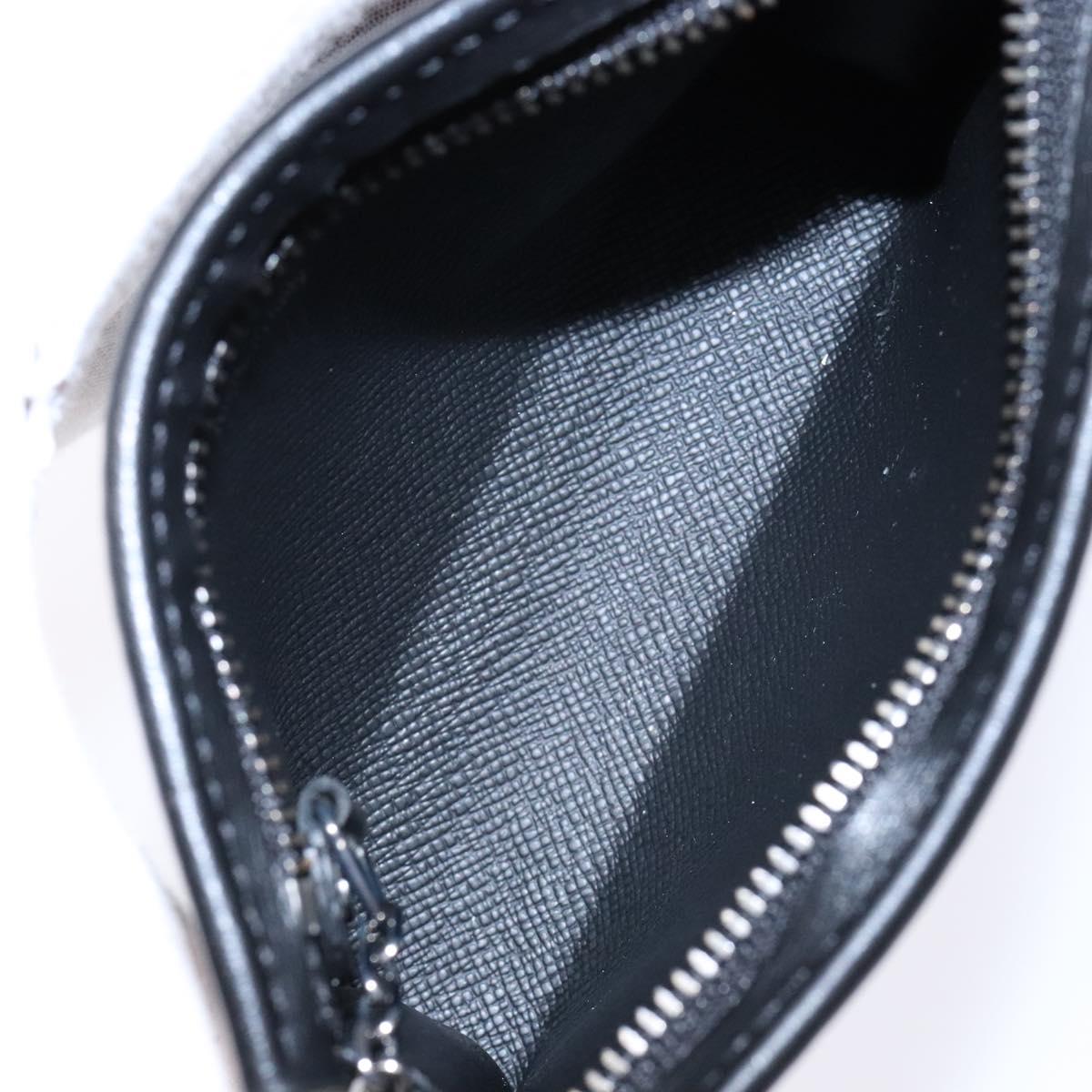 LOUIS VUITTON Eclipse Cles Voyage Pochette Coin Purse M82776 LV Auth 139998