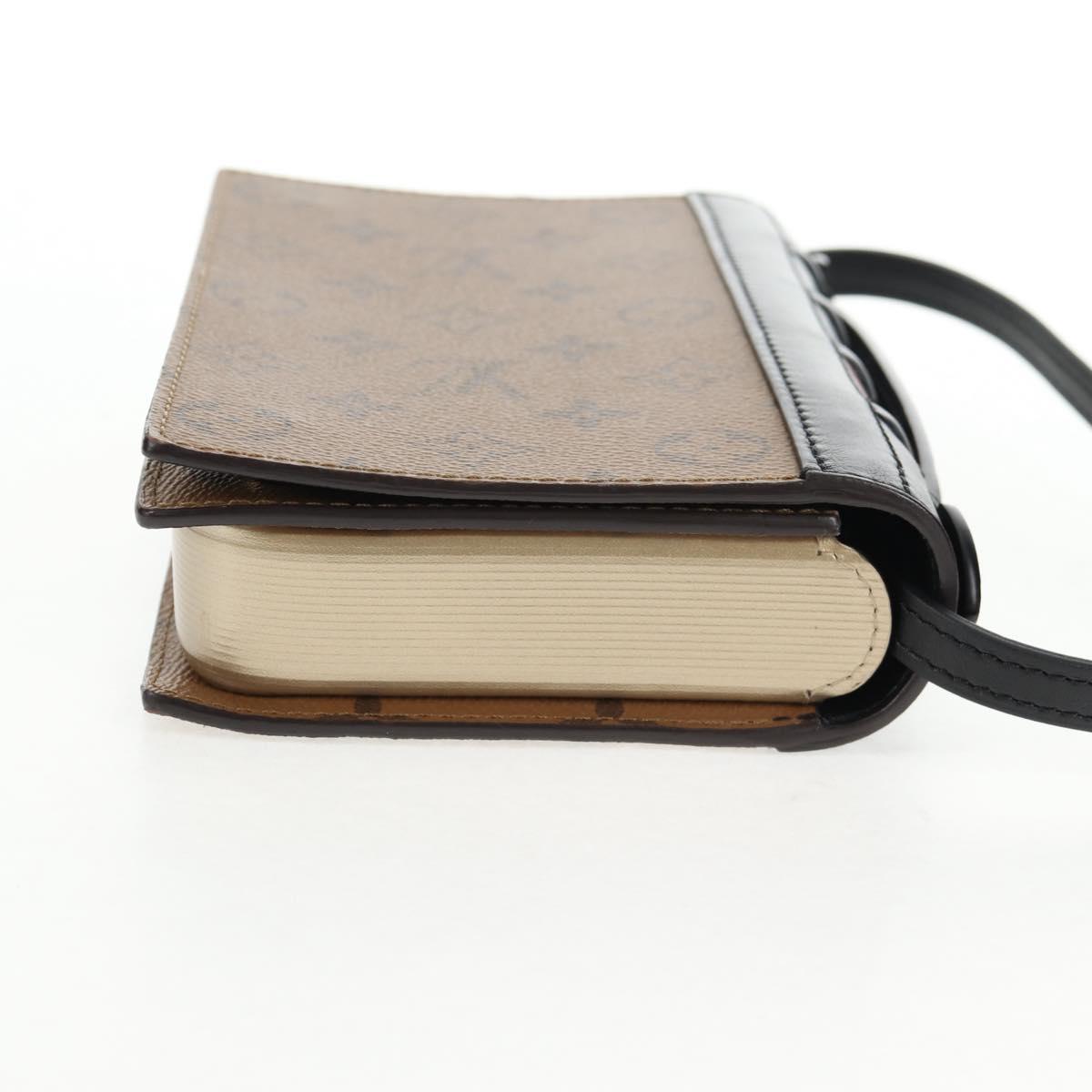 LOUIS VUITTON Monogram Reverse Book Wallet On Chain Bag M81830 LV Auth 140001M