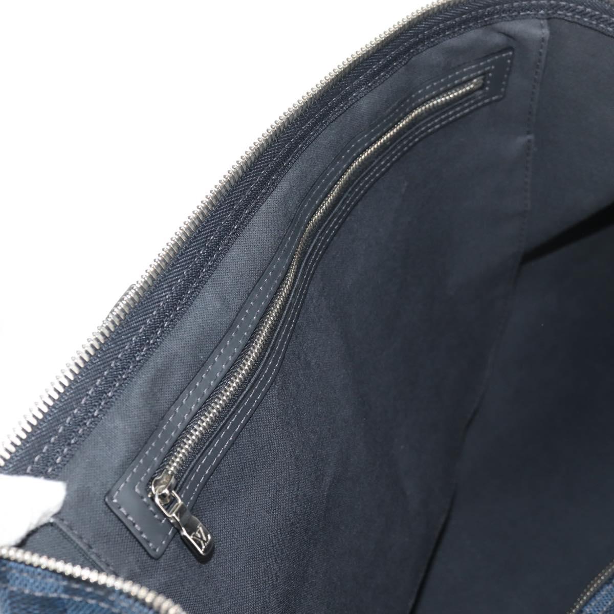 LOUIS VUITTON Damier Cobalt Keepall Bandouliere 55 Bag N41356 LV Auth 140002V