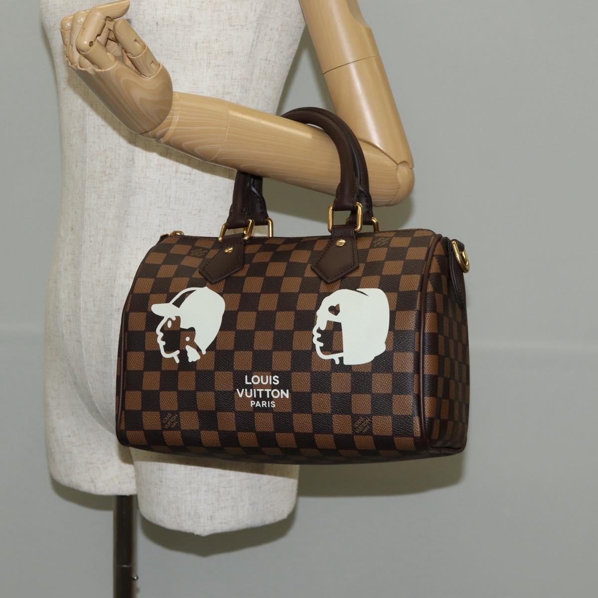LOUIS VUITTON Damier Friendship Speedy Bandouliere 25 Bag N40772 Auth 140003SM