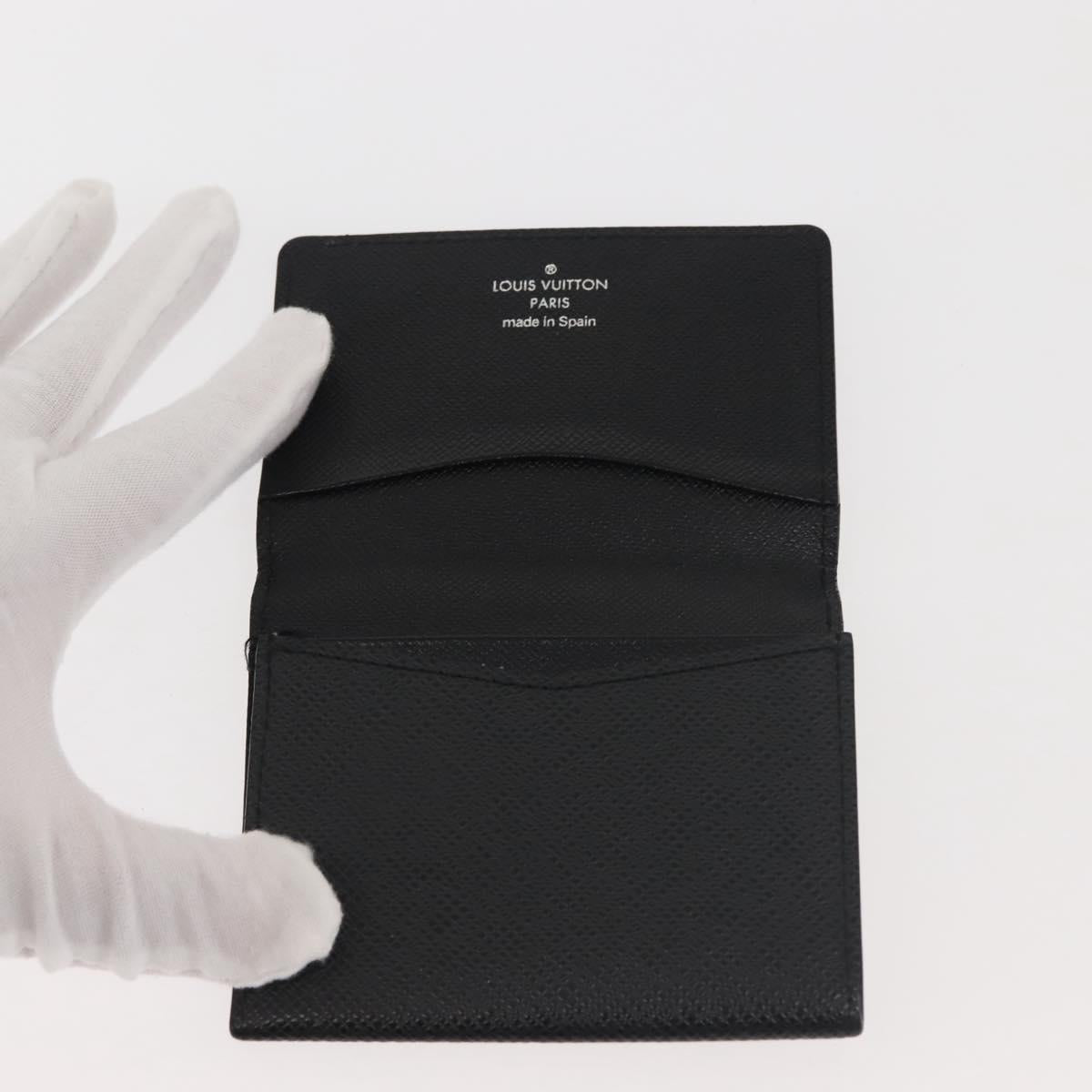 LOUIS VUITTON Epi Taiga Wallet 2Set Gray Ardoise LV Auth 140006