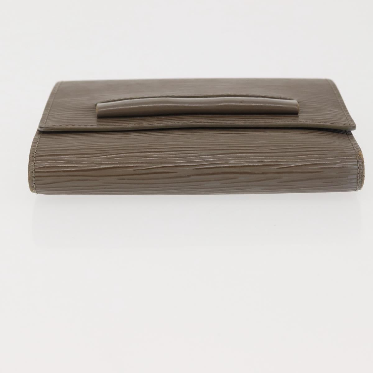 LOUIS VUITTON Epi Taiga Wallet 2Set Gray Ardoise LV Auth 140006