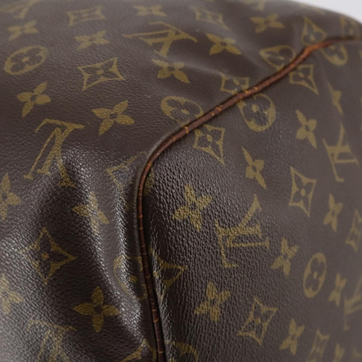 LOUIS VUITTON Monogram Keepall 55 Boston Bag M41424 LV Auth 140023