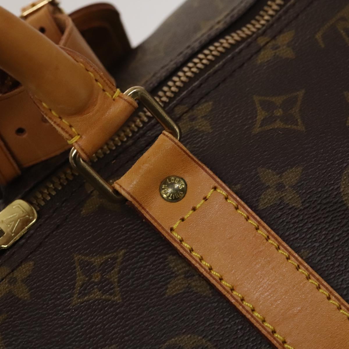 LOUIS VUITTON Monogram Keepall 60 Boston Bag M41422 LV Auth 140024