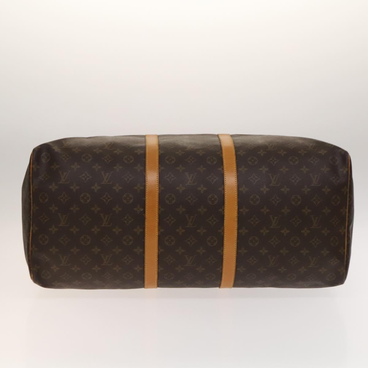 LOUIS VUITTON Monogram Keepall 60 Boston Bag M41422 LV Auth 140024