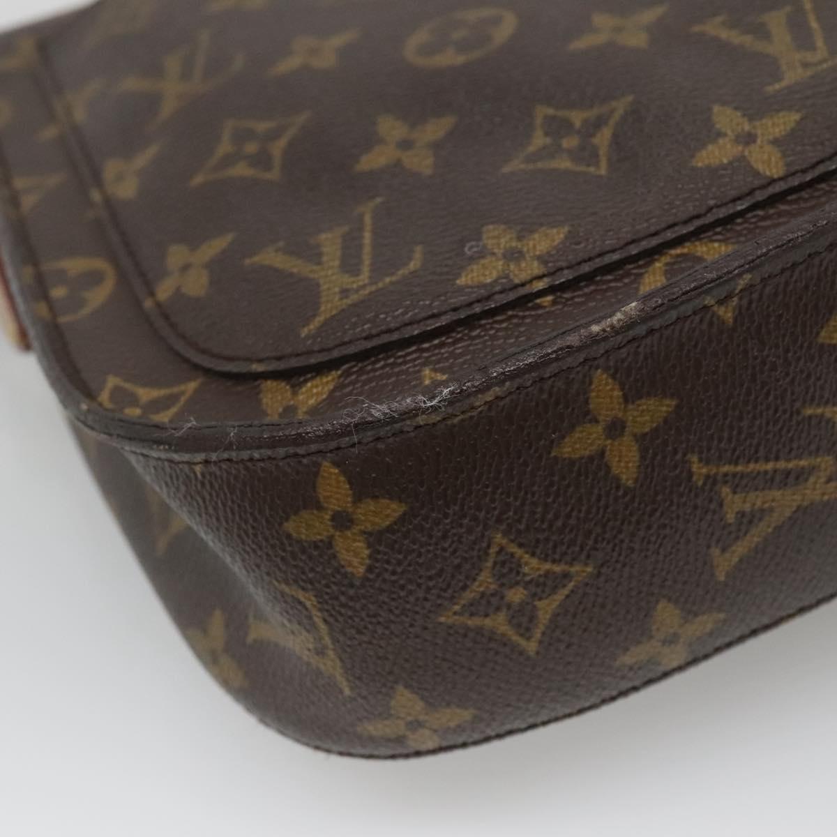 LOUIS VUITTON Monogram Saint Cloud GM Shoulder Bag M51242 LV Auth 140025