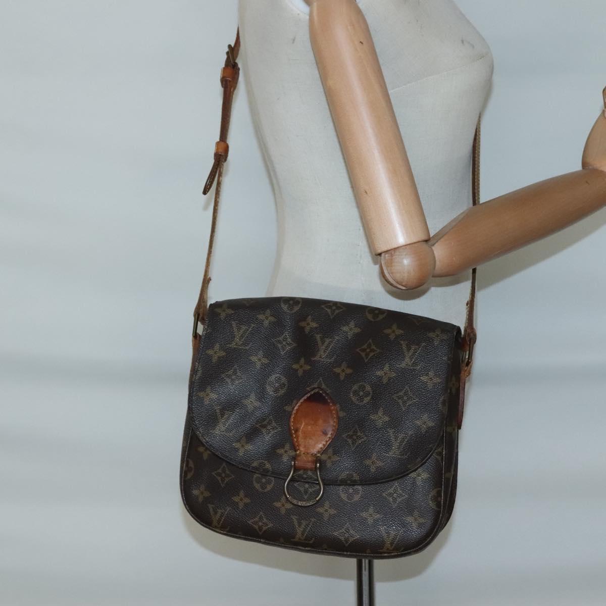 LOUIS VUITTON Monogram Saint Cloud GM Shoulder Bag M51242 LV Auth 140025