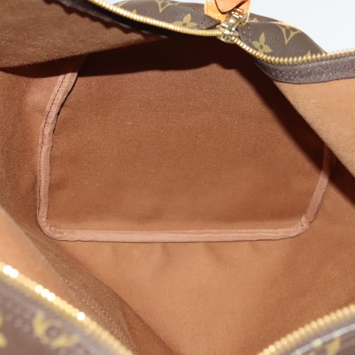 LOUIS VUITTON Monogram Keepall 55 Boston Bag M41424 LV Auth 140028