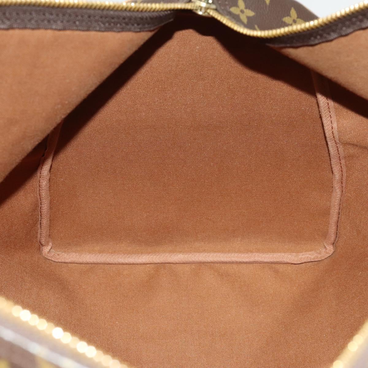 LOUIS VUITTON Monogram Keepall 55 Boston Bag M41424 LV Auth 140028