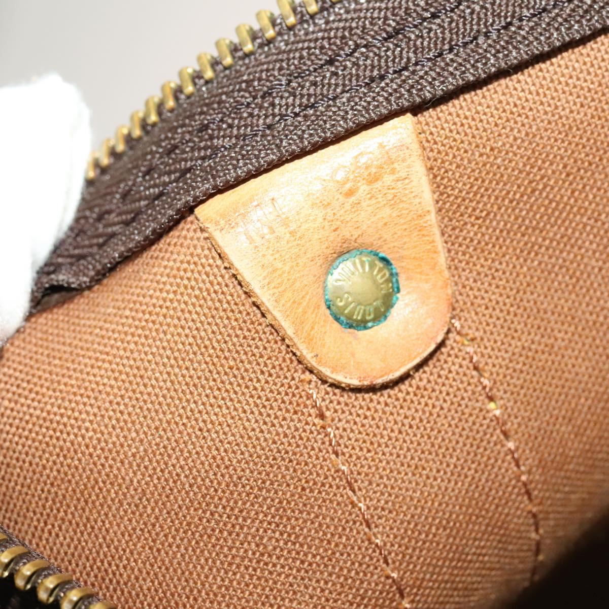 LOUIS VUITTON Monogram Keepall 55 Boston Bag M41424 LV Auth 140028
