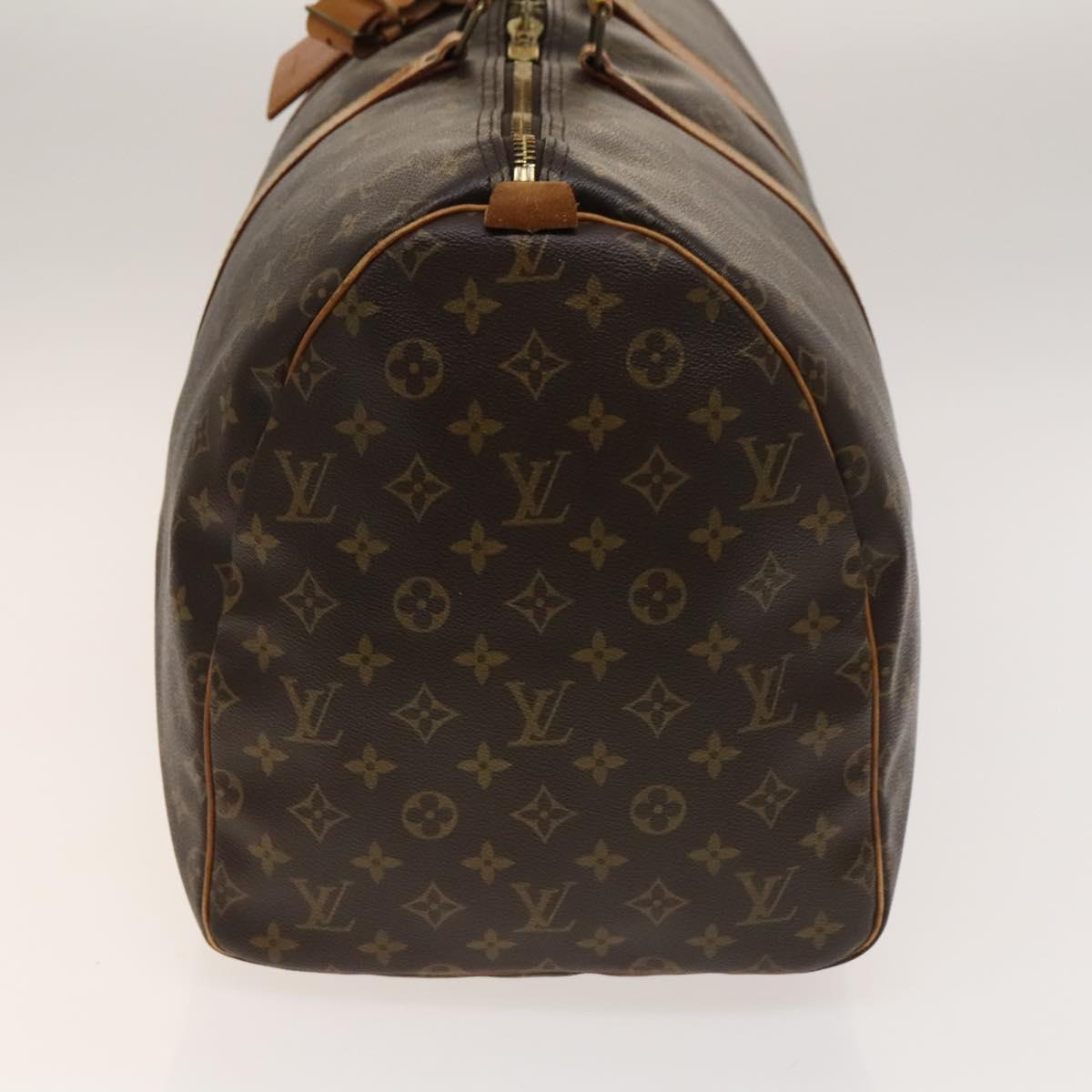 LOUIS VUITTON Monogram Keepall 55 Boston Bag M41424 LV Auth 140028