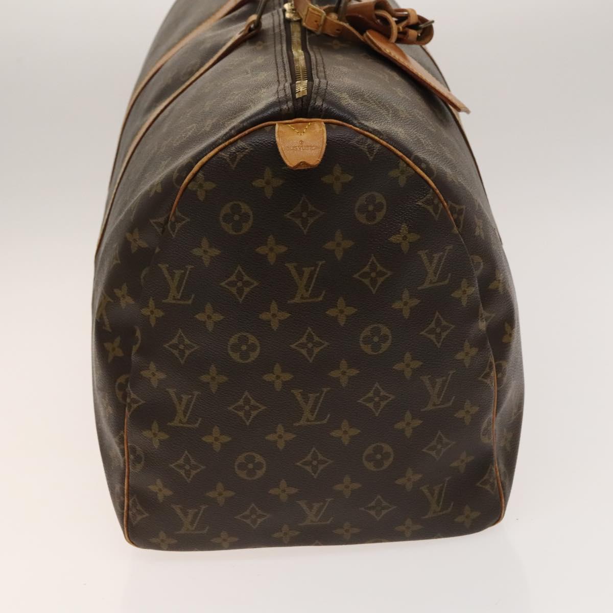 LOUIS VUITTON Monogram Keepall 55 Boston Bag M41424 LV Auth 140028