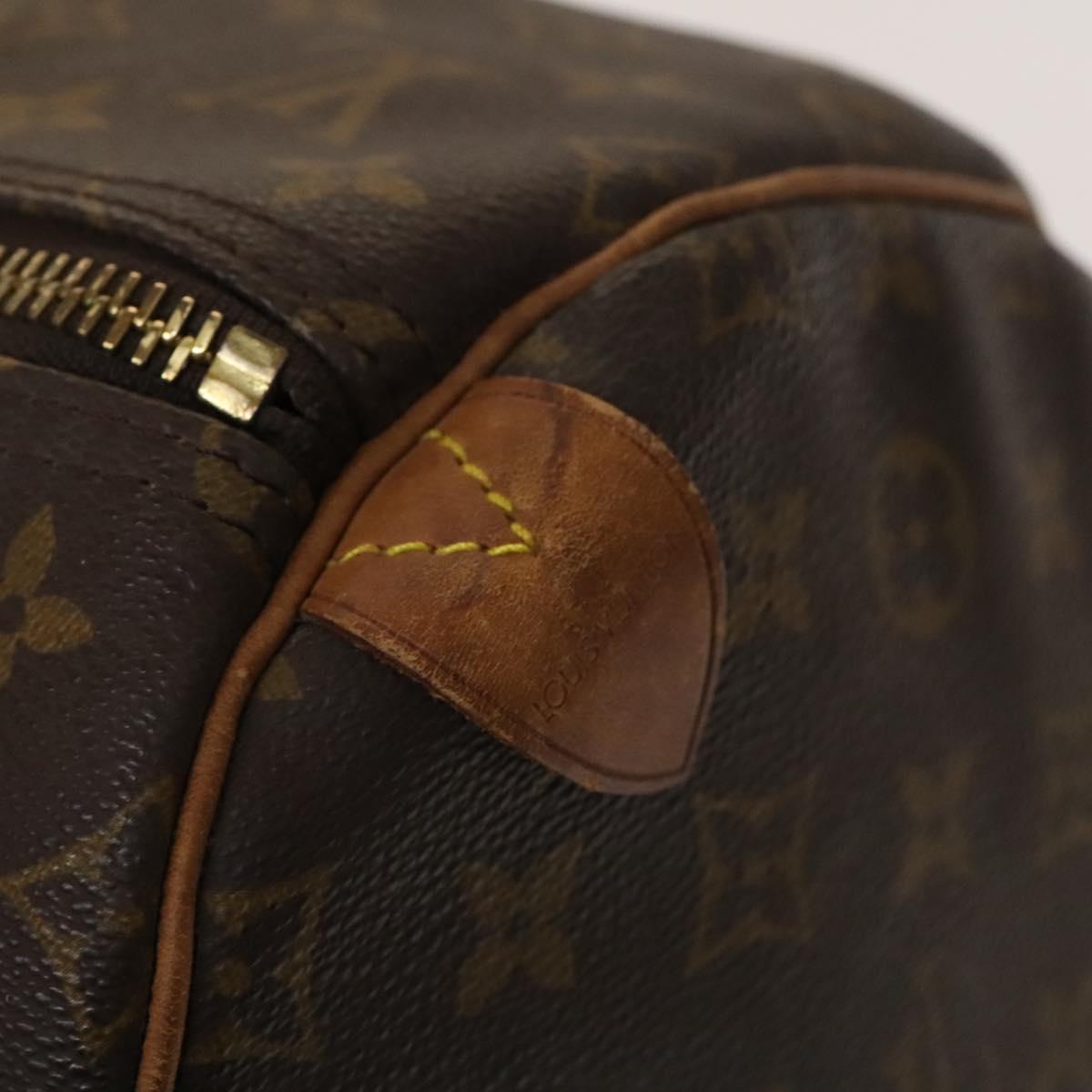 LOUIS VUITTON Monogram Keepall 55 Boston Bag M41424 LV Auth 140029