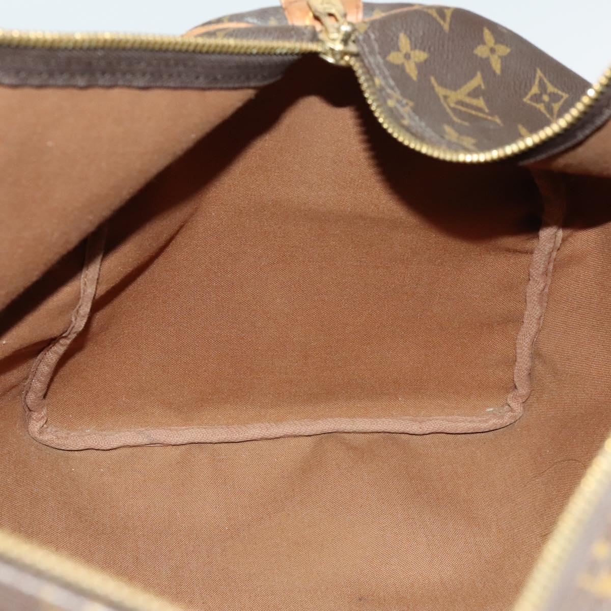 LOUIS VUITTON Monogram Keepall 55 Boston Bag M41424 LV Auth 140029