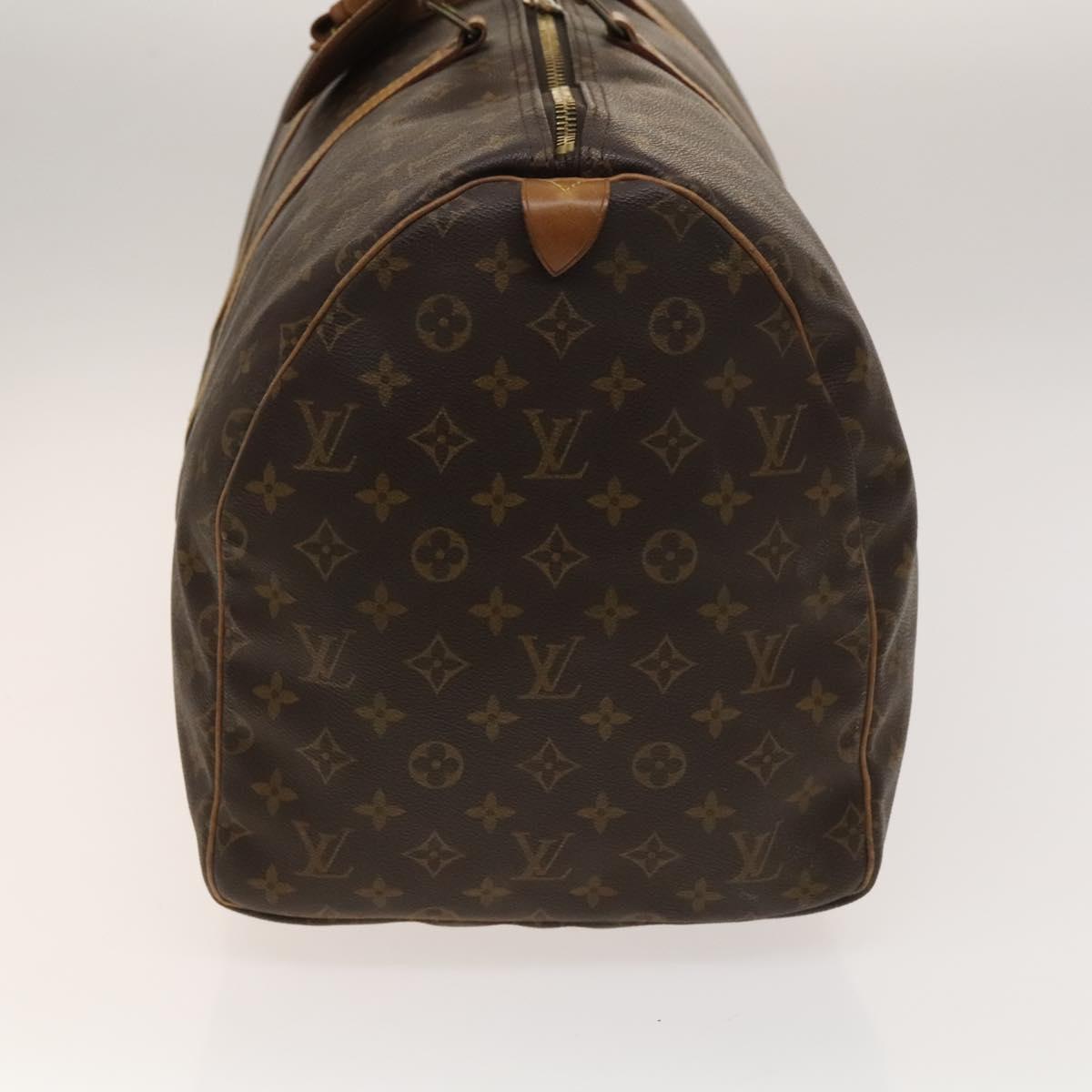 LOUIS VUITTON Monogram Keepall 55 Boston Bag M41424 LV Auth 140029