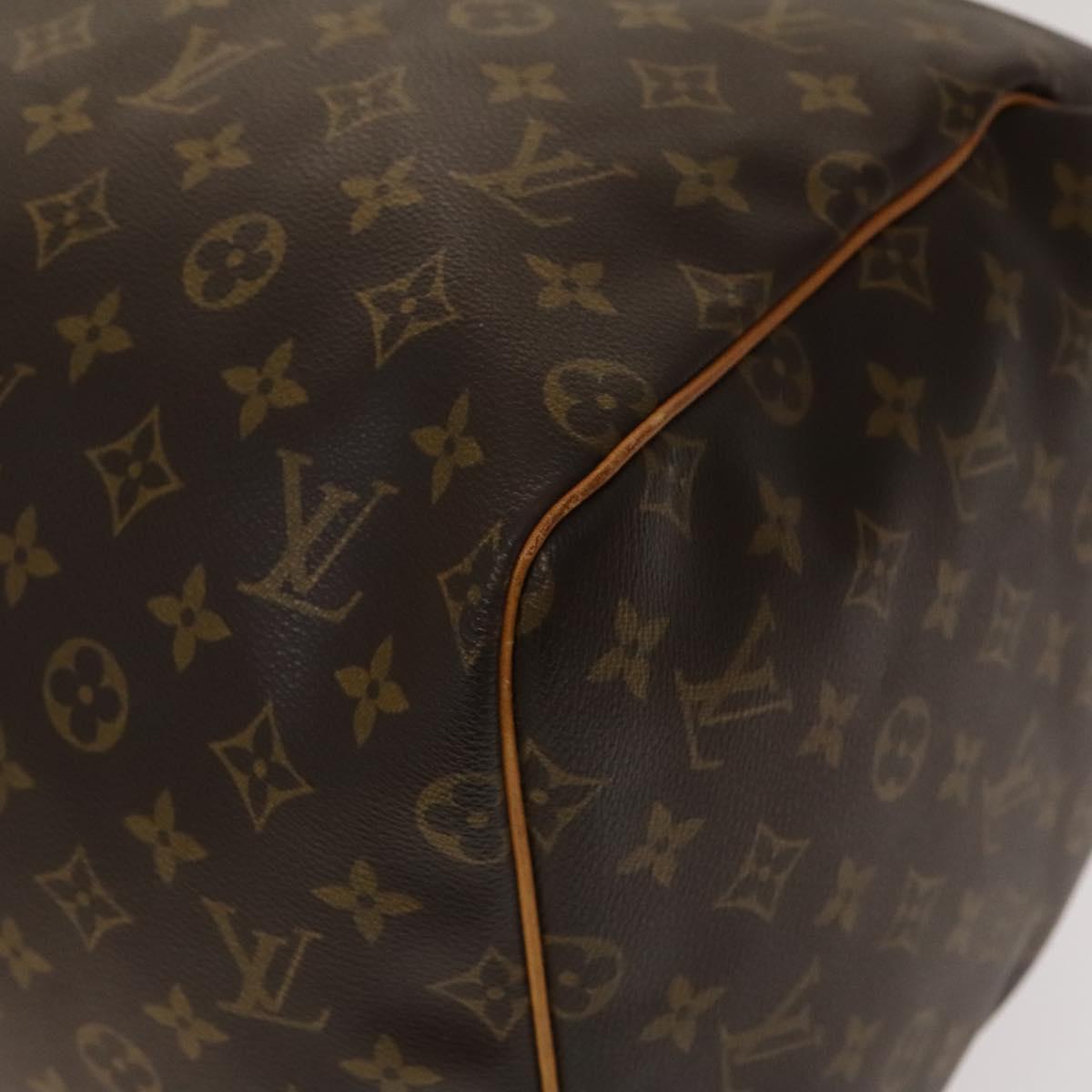 LOUIS VUITTON Monogram Keepall 55 Boston Bag M41424 LV Auth 140033