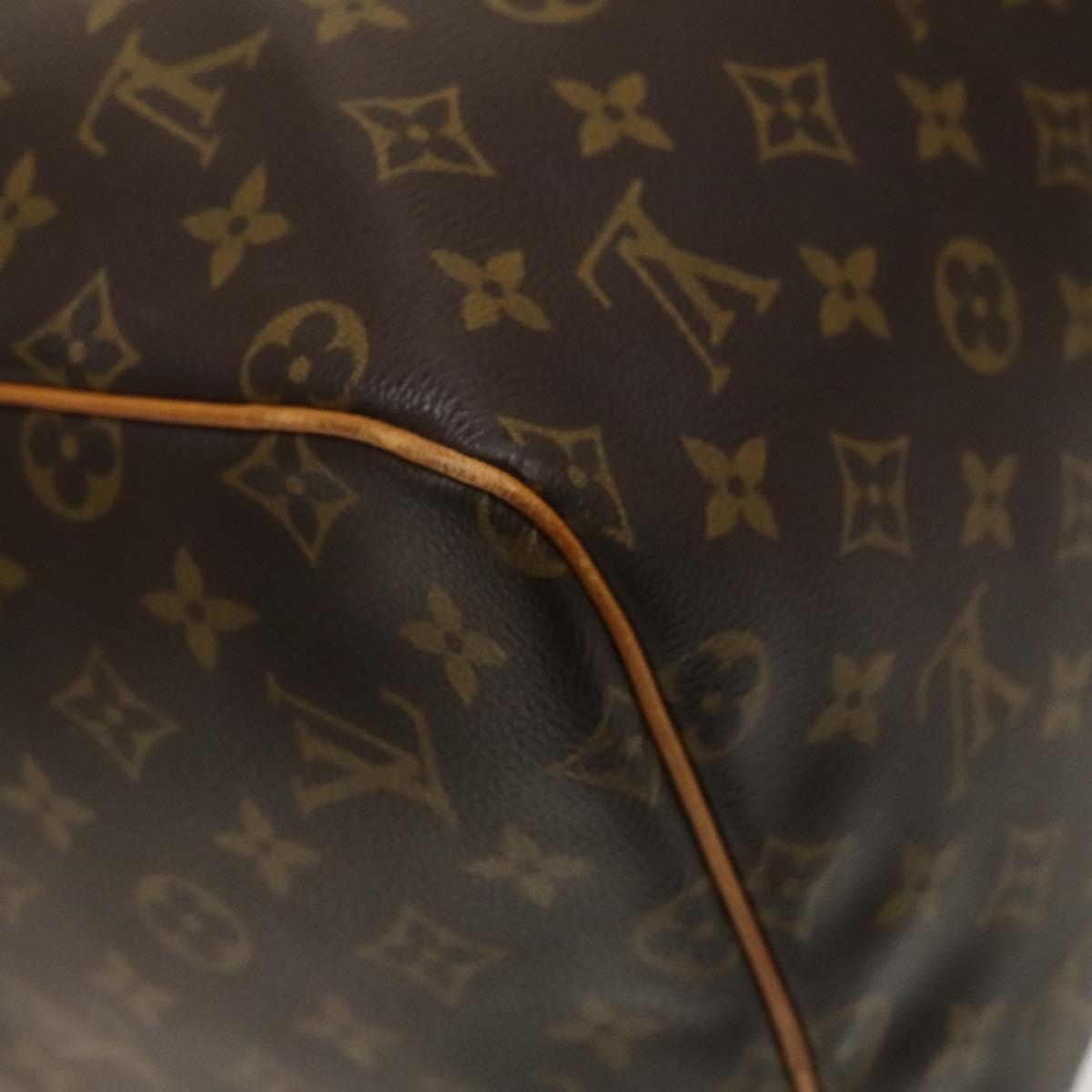 LOUIS VUITTON Monogram Keepall 55 Boston Bag M41424 LV Auth 140033
