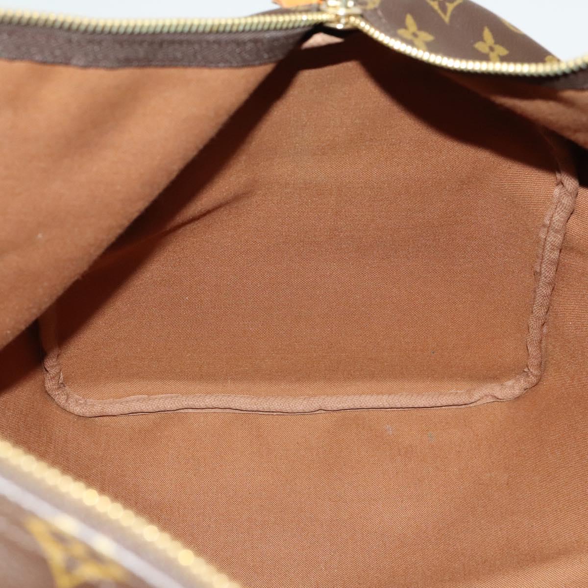 LOUIS VUITTON Monogram Keepall 55 Boston Bag M41424 LV Auth 140033