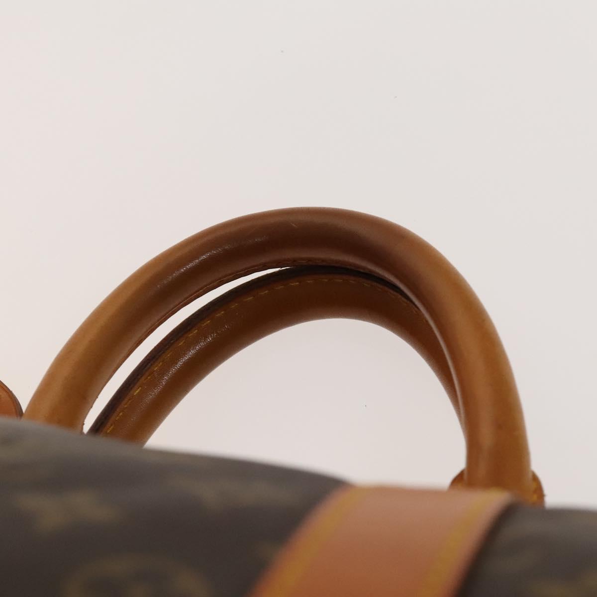 LOUIS VUITTON Monogram Keepall 55 Boston Bag M41424 LV Auth 140033