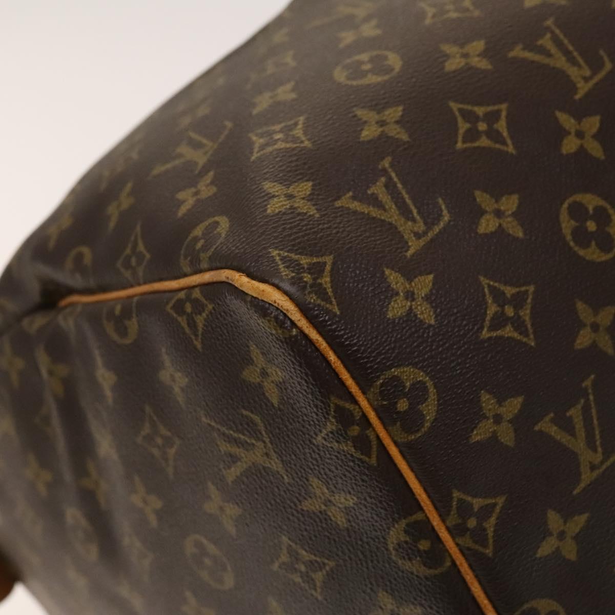 LOUIS VUITTON Monogram Keepall 55 Boston Bag M41424 LV Auth 140037