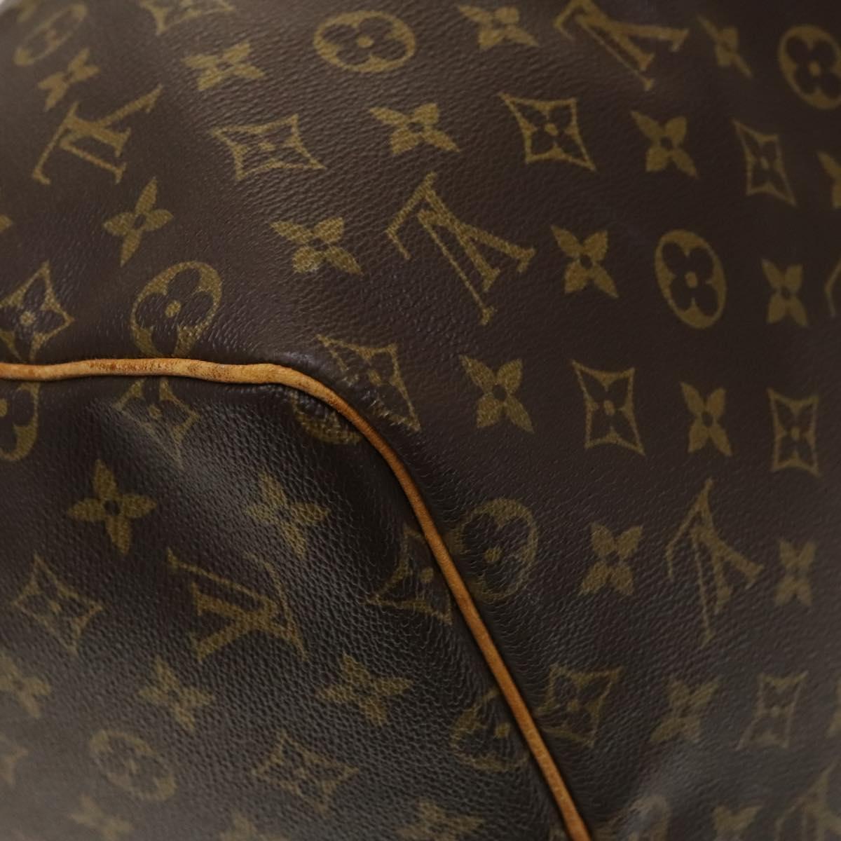 LOUIS VUITTON Monogram Keepall 55 Boston Bag M41424 LV Auth 140037