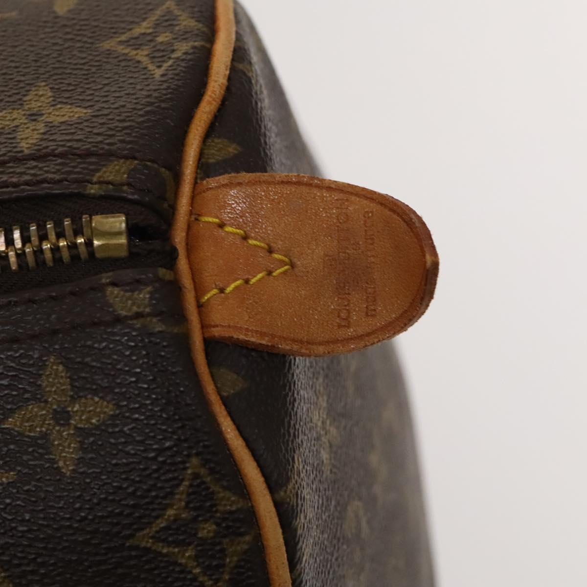 LOUIS VUITTON Monogram Keepall 55 Boston Bag M41424 LV Auth 140037