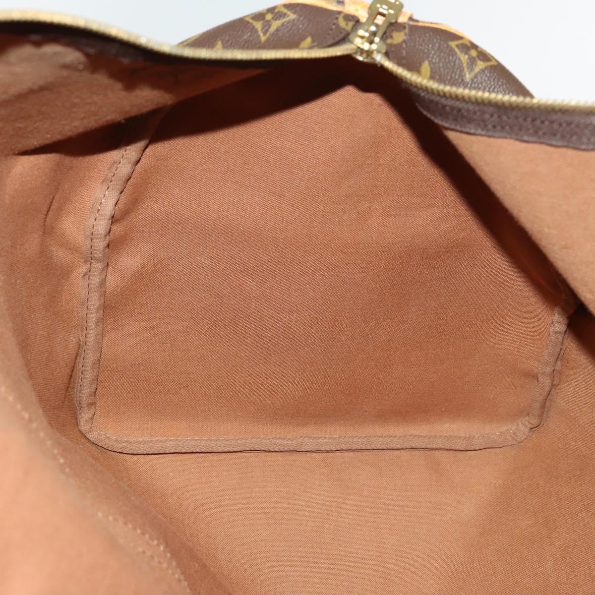 LOUIS VUITTON Monogram Keepall 55 Boston Bag M41424 LV Auth 140037