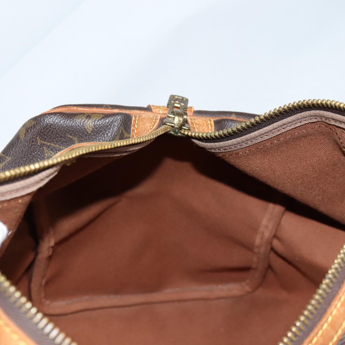 LOUIS VUITTON Monogram Sac Souple 35 Boston Bag M41626 LV Auth 140038