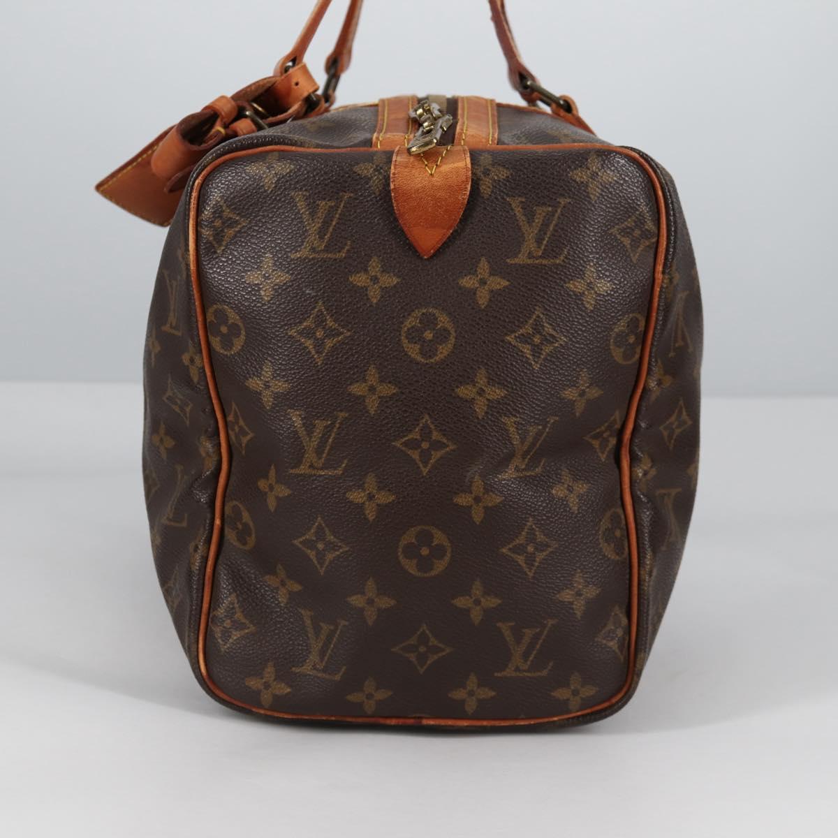 LOUIS VUITTON Monogram Sac Souple 35 Boston Bag M41626 LV Auth 140038