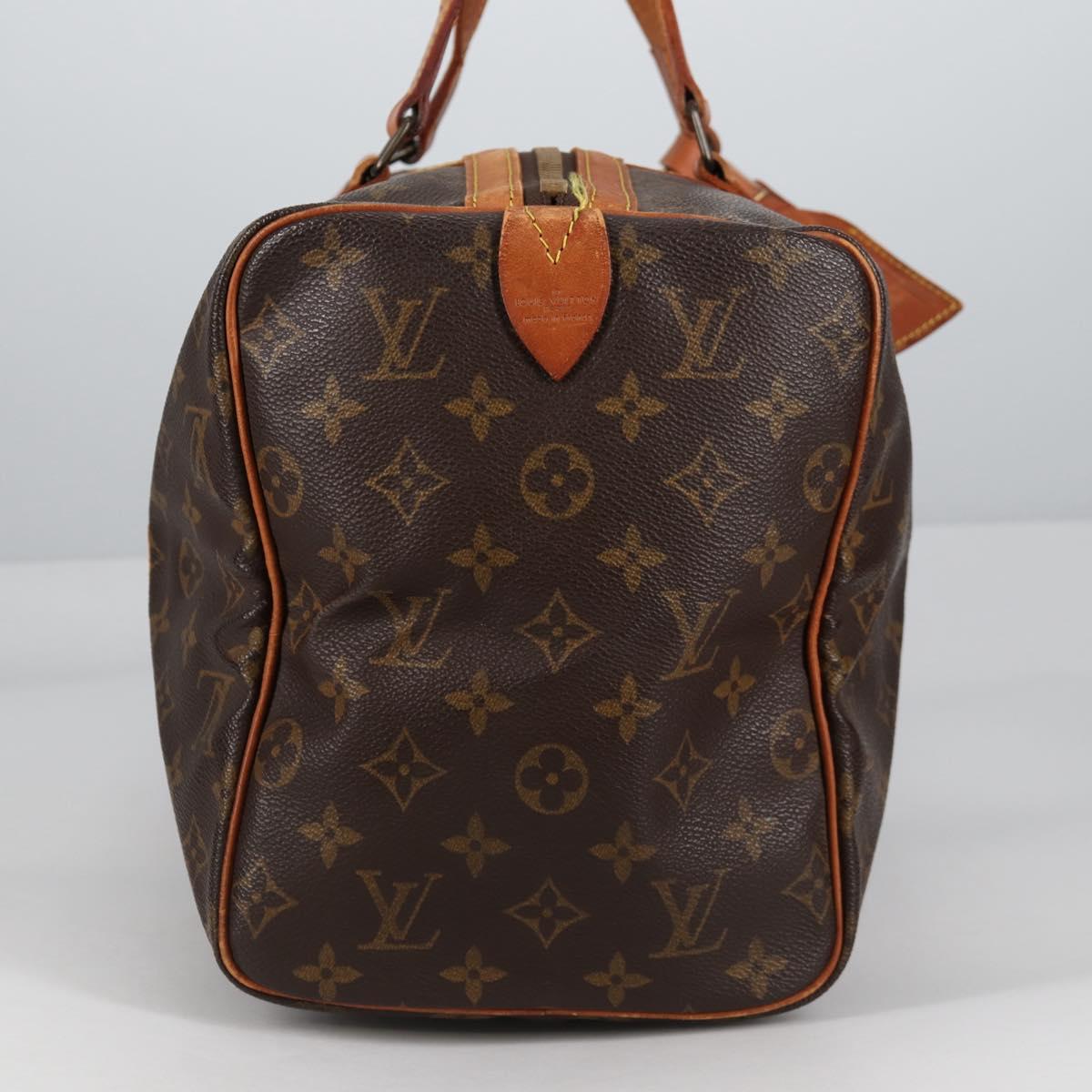 LOUIS VUITTON Monogram Sac Souple 35 Boston Bag M41626 LV Auth 140038