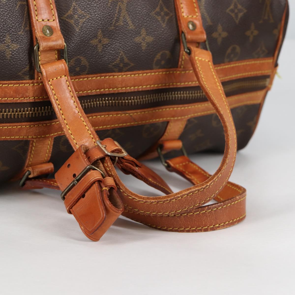LOUIS VUITTON Monogram Sac Souple 35 Boston Bag M41626 LV Auth 140038