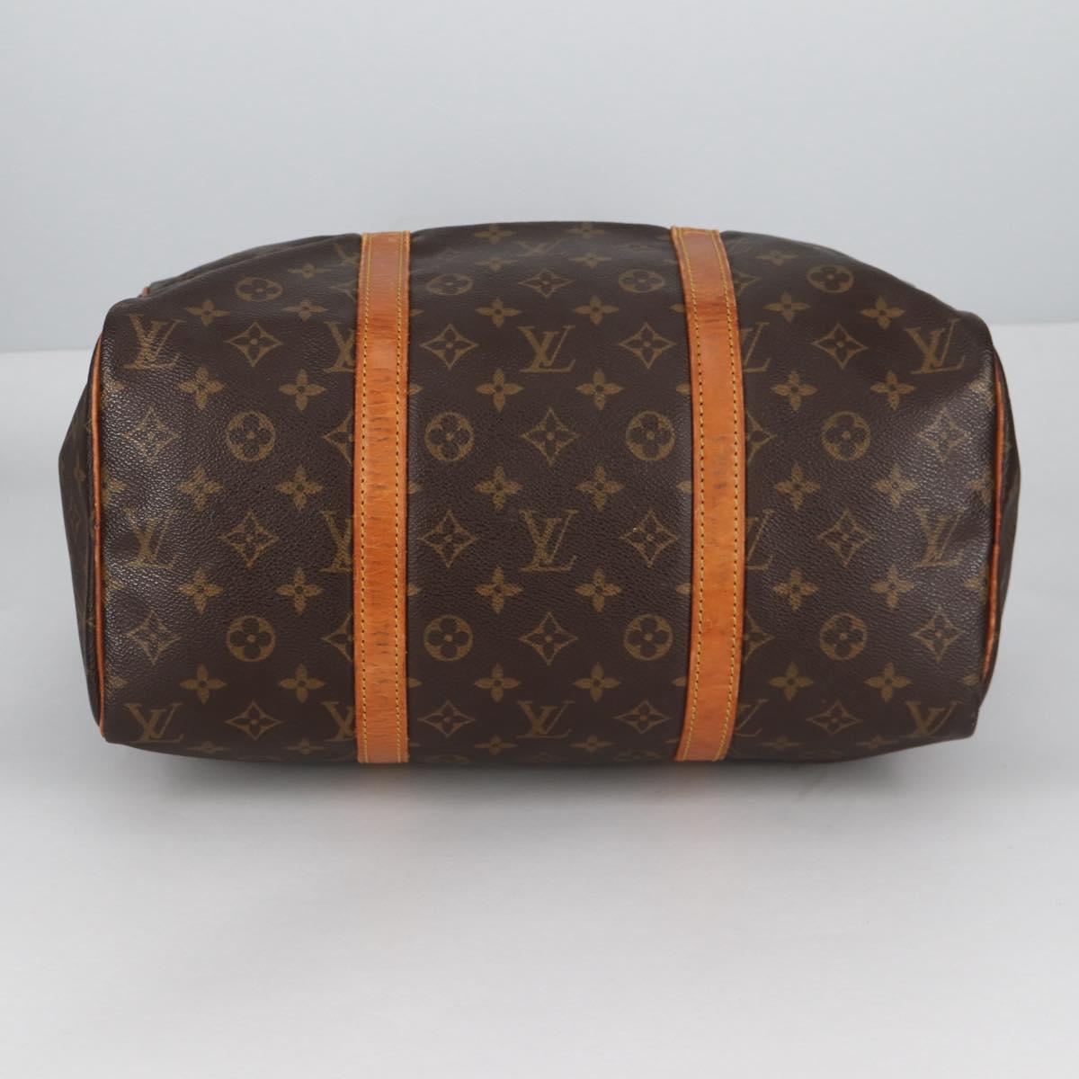 LOUIS VUITTON Monogram Sac Souple 35 Boston Bag M41626 LV Auth 140038