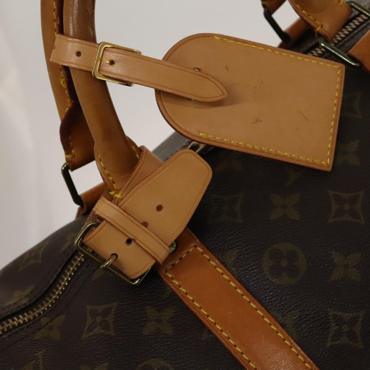 LOUIS VUITTON Monogram Keepall 60 Boston Bag M41422 LV Auth 140040