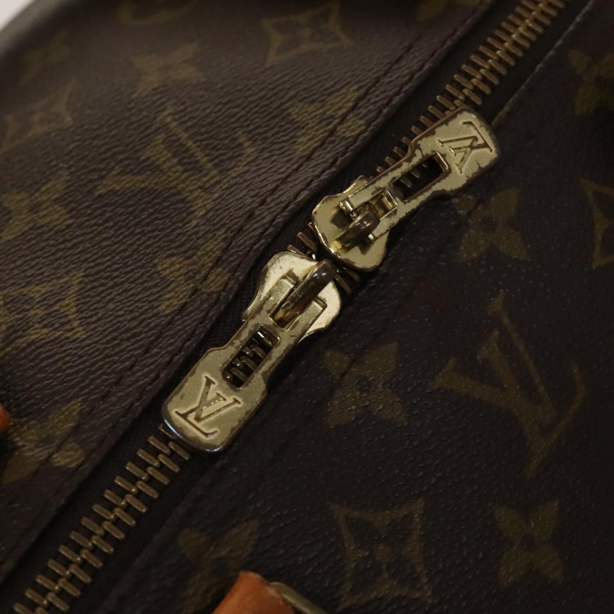 LOUIS VUITTON Monogram Keepall 60 Boston Bag M41422 LV Auth 140040