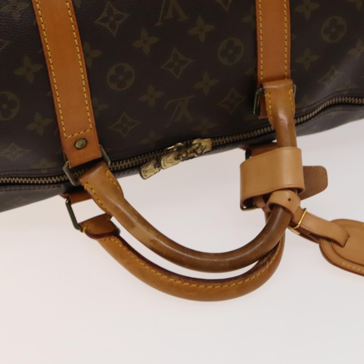 LOUIS VUITTON Monogram Keepall 60 Boston Bag M41422 LV Auth 140040