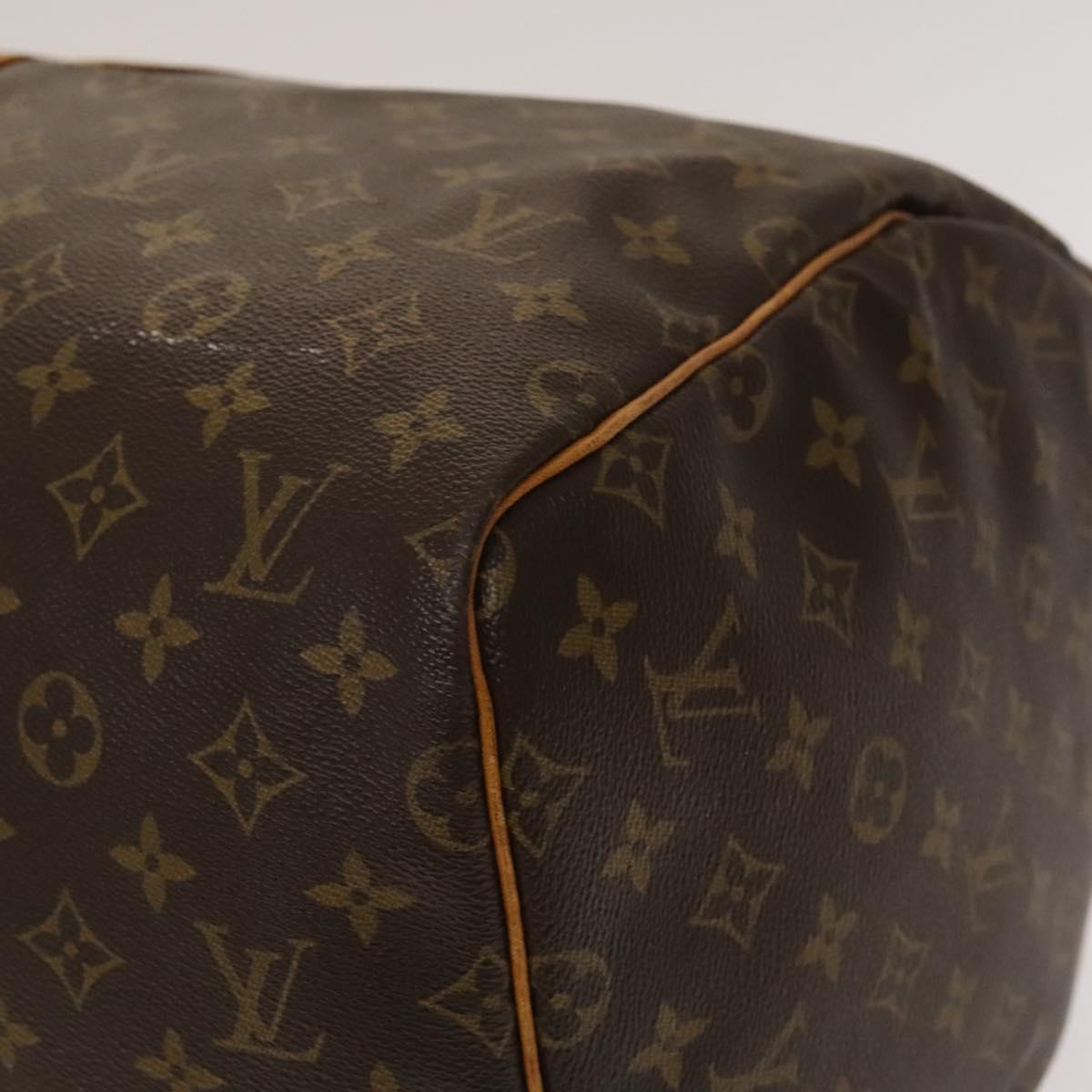 LOUIS VUITTON Monogram Keepall 55 Boston Bag M41424 LV Auth 140041