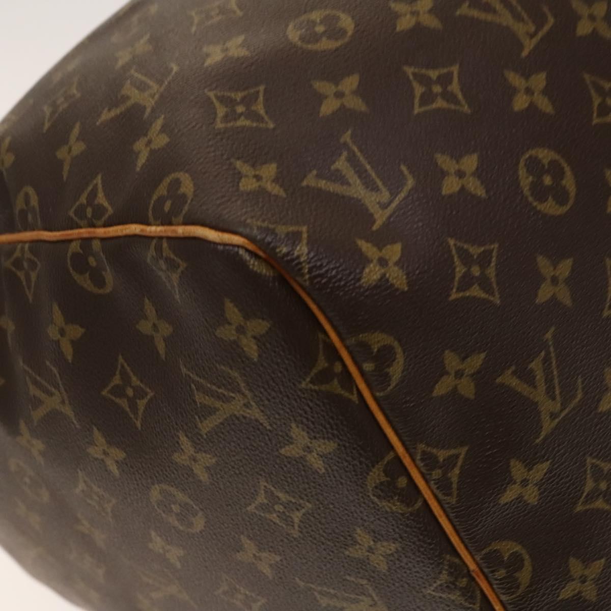 LOUIS VUITTON Monogram Keepall 55 Boston Bag M41424 LV Auth 140041