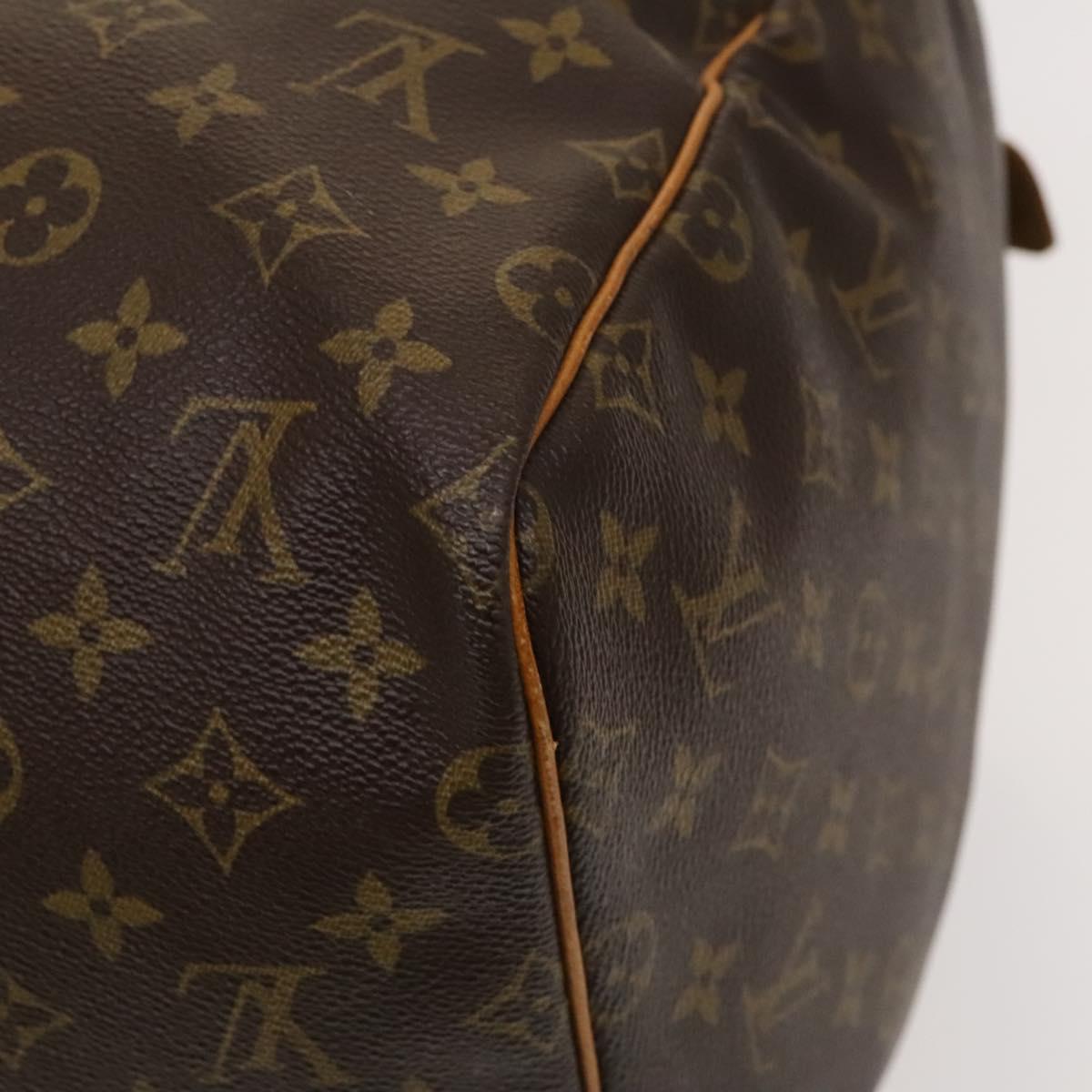 LOUIS VUITTON Monogram Keepall 55 Boston Bag M41424 LV Auth 140041