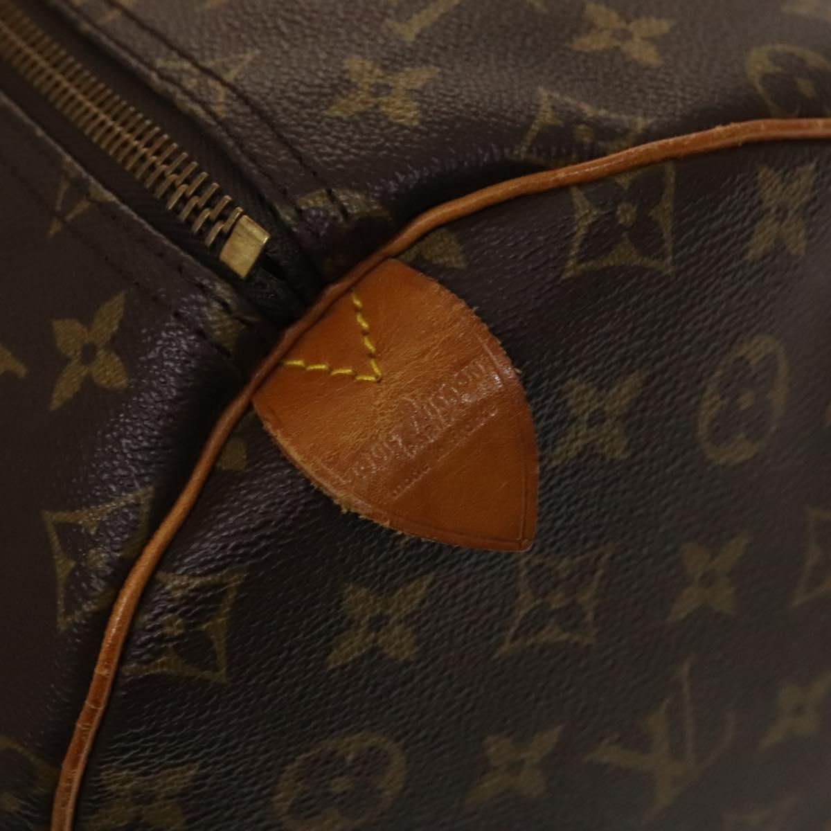 LOUIS VUITTON Monogram Keepall 55 Boston Bag M41424 LV Auth 140041
