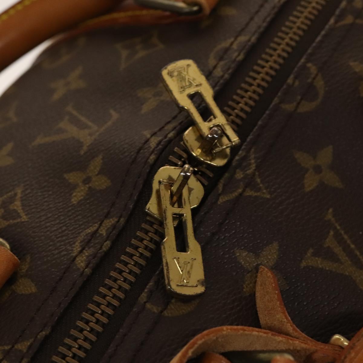 LOUIS VUITTON Monogram Keepall 55 Boston Bag M41424 LV Auth 140041