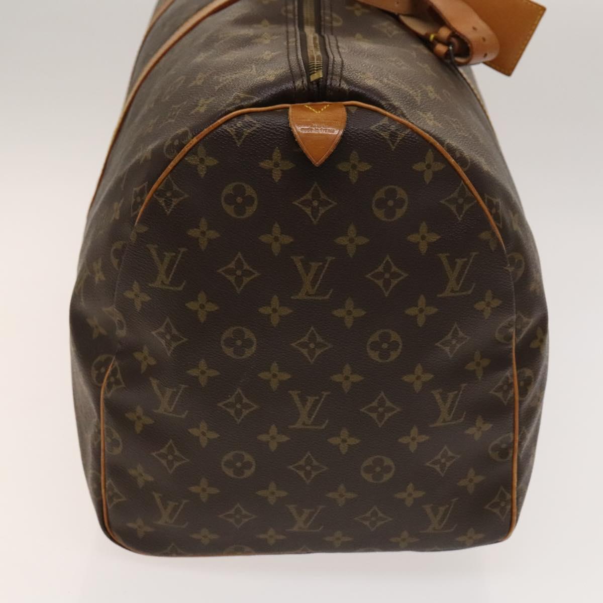LOUIS VUITTON Monogram Keepall 55 Boston Bag M41424 LV Auth 140041