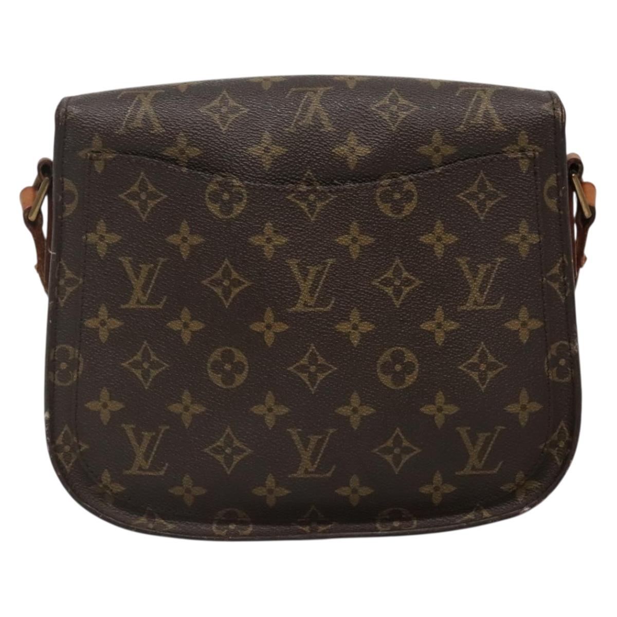 LOUIS VUITTON Monogram Saint Cloud GM Shoulder Bag M51242 LV Auth 140046