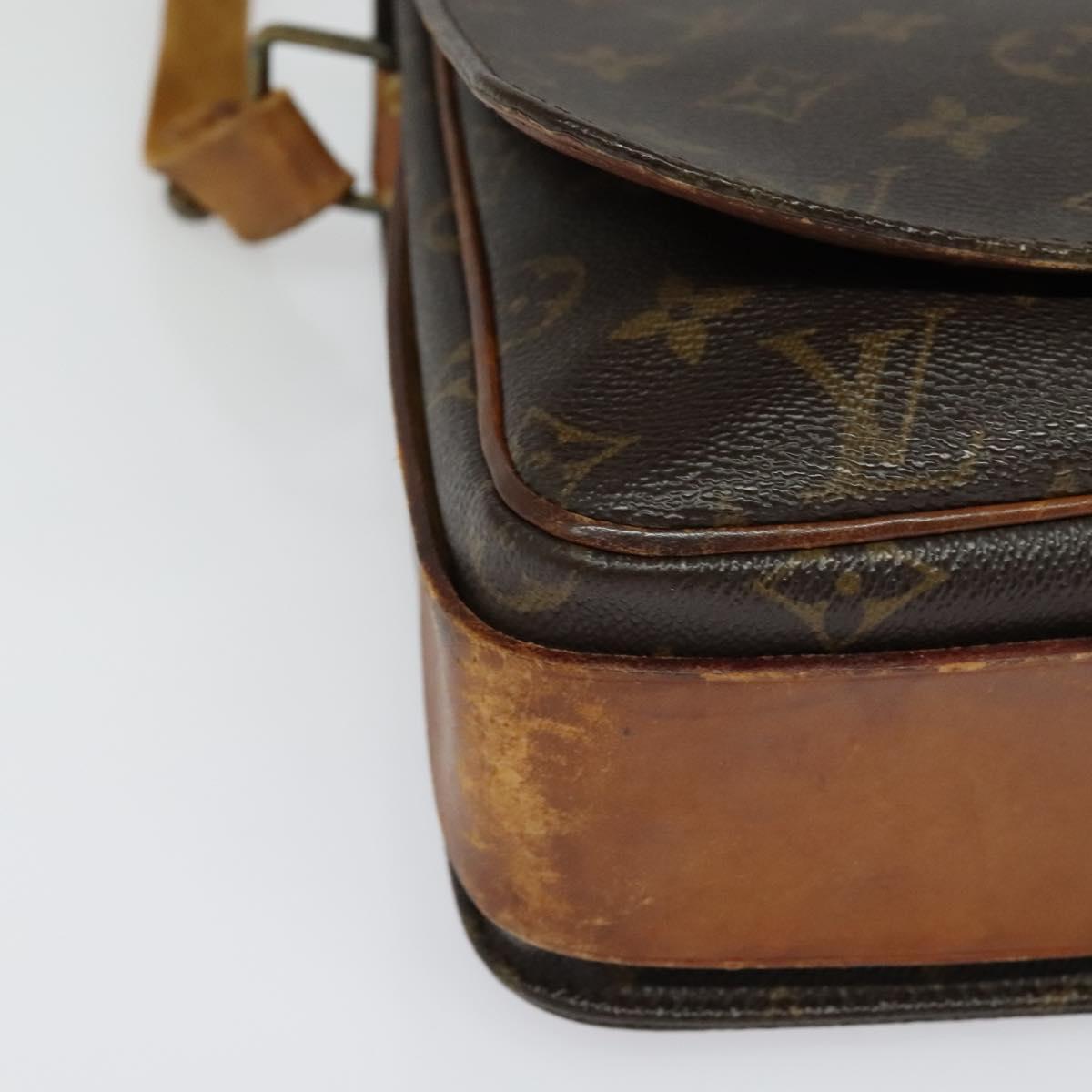 LOUIS VUITTON Monogram Cartouchiere GM Shoulder Bag M51252 LV Auth 140048