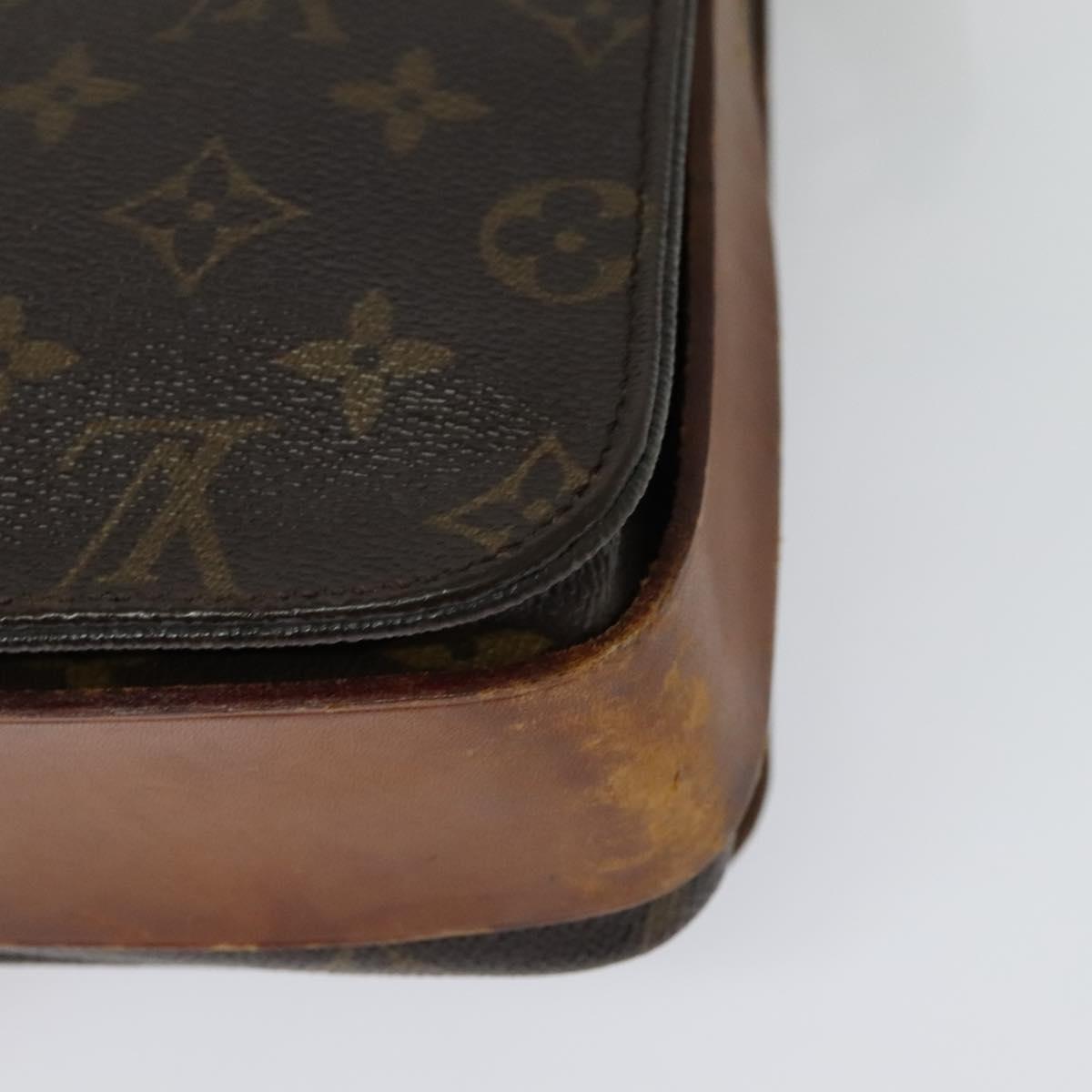 LOUIS VUITTON Monogram Cartouchiere GM Shoulder Bag M51252 LV Auth 140048