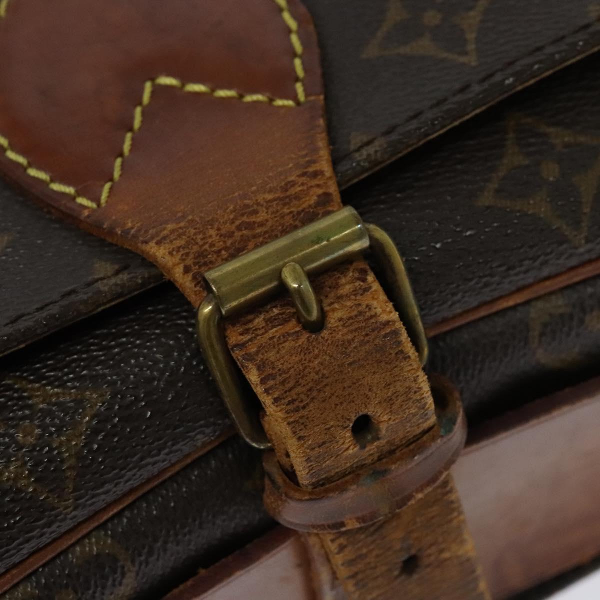 LOUIS VUITTON Monogram Cartouchiere GM Shoulder Bag M51252 LV Auth 140048