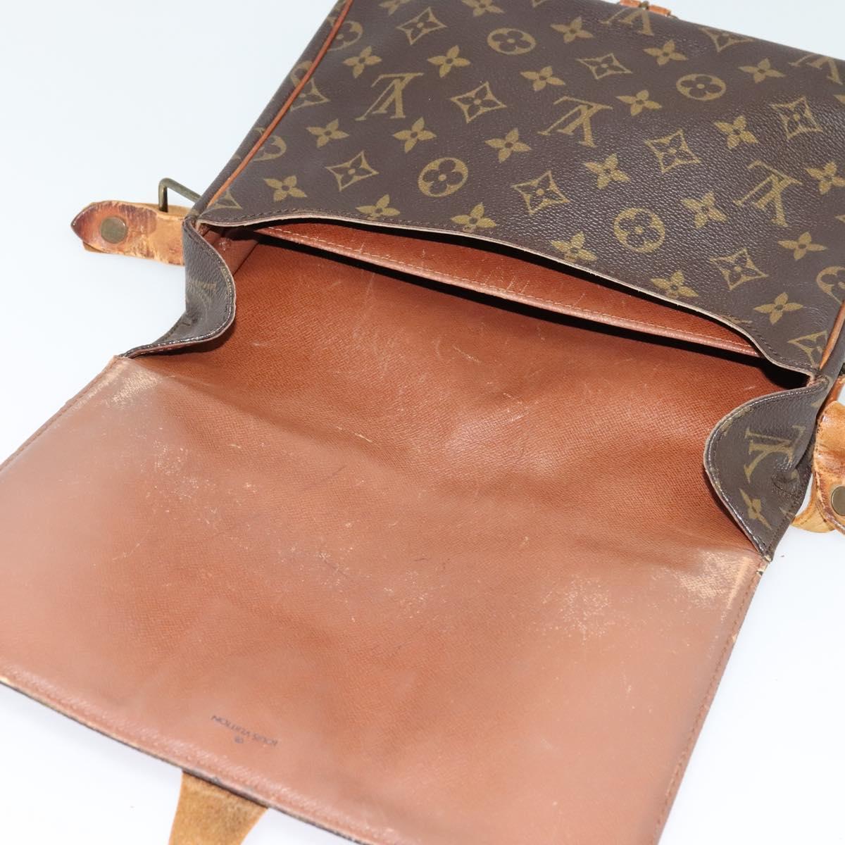 LOUIS VUITTON Monogram Cartouchiere GM Shoulder Bag M51252 LV Auth 140048