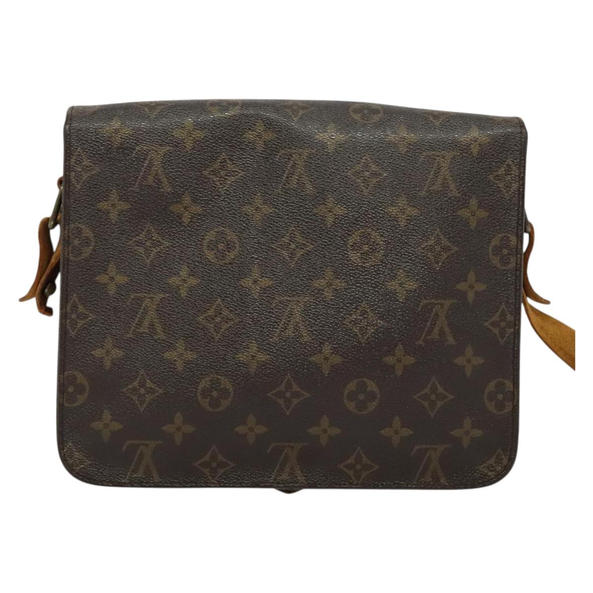 LOUIS VUITTON Monogram Cartouchiere GM Shoulder Bag M51252 LV Auth 140048