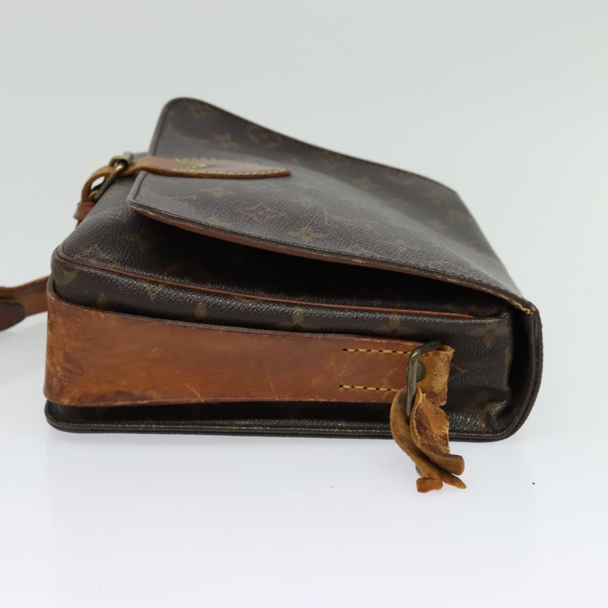 LOUIS VUITTON Monogram Cartouchiere GM Shoulder Bag M51252 LV Auth 140048