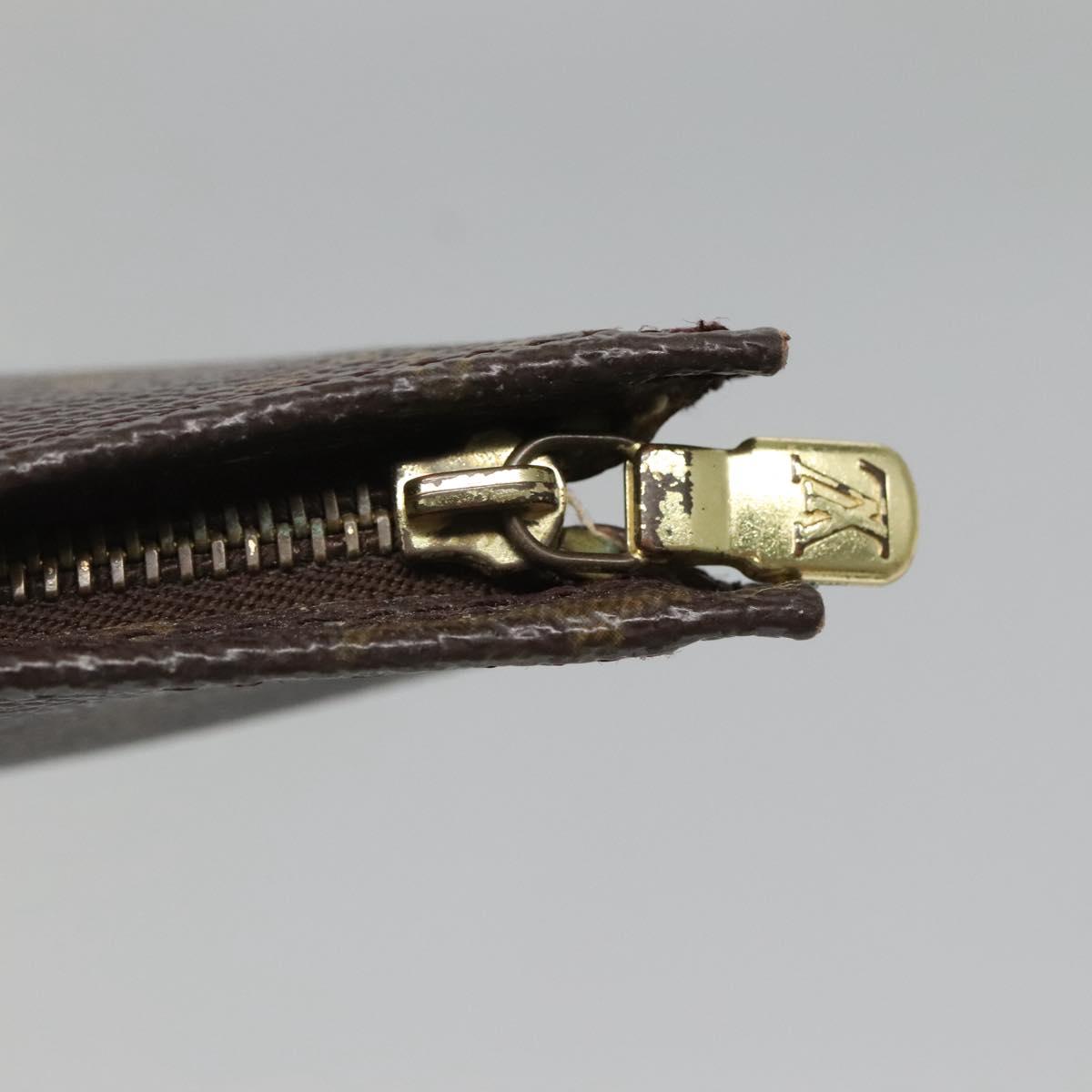 LOUIS VUITTON Monogram Bucket GM Accessory Pouch LV Auth 140050